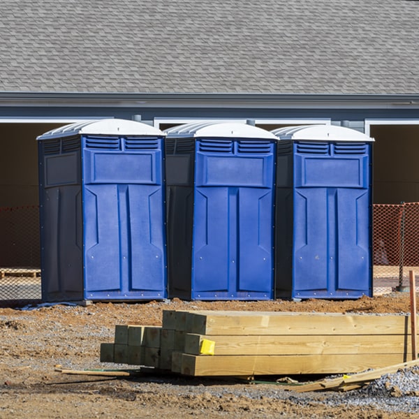 how do you ensure the porta potties are secure and safe from vandalism during an event in Mobeetie